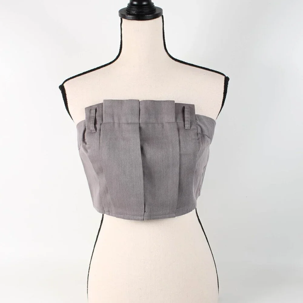 Boohoo Petite Tailored Bandeau - Size 8 - NWT - Picture 2 of 10